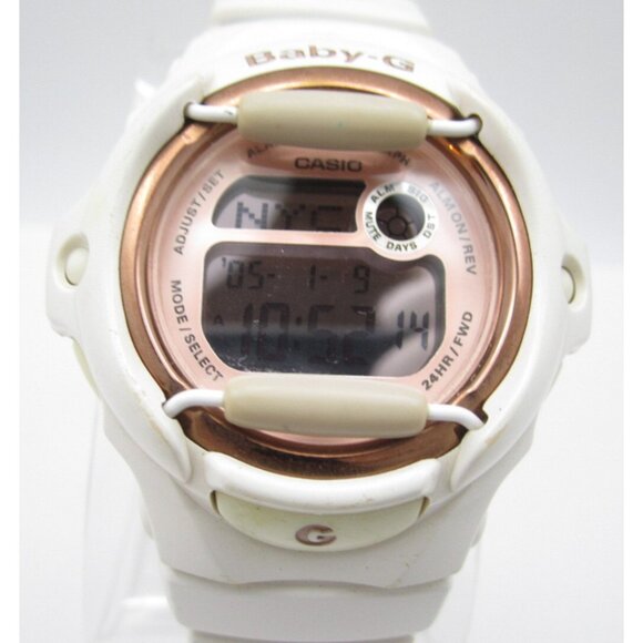 Women Casio Baby G Quartz WR Digital 42mm Round Watch (H671) "New Battery" - Picture 1 of 10